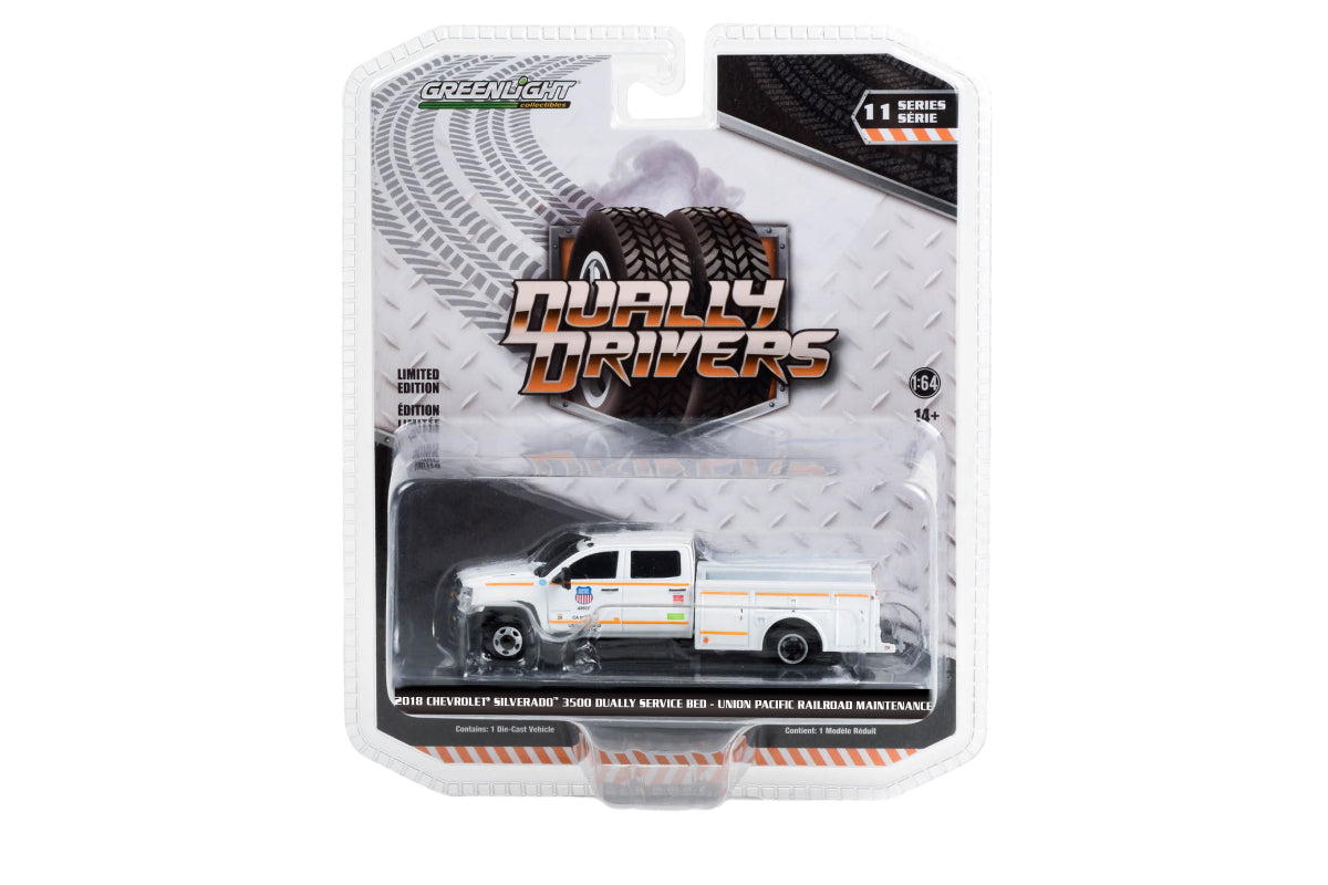 2018 Chevrolet Silverado 3500 Dually Service Bed - Union Pacific Railroad Maintenance Truck