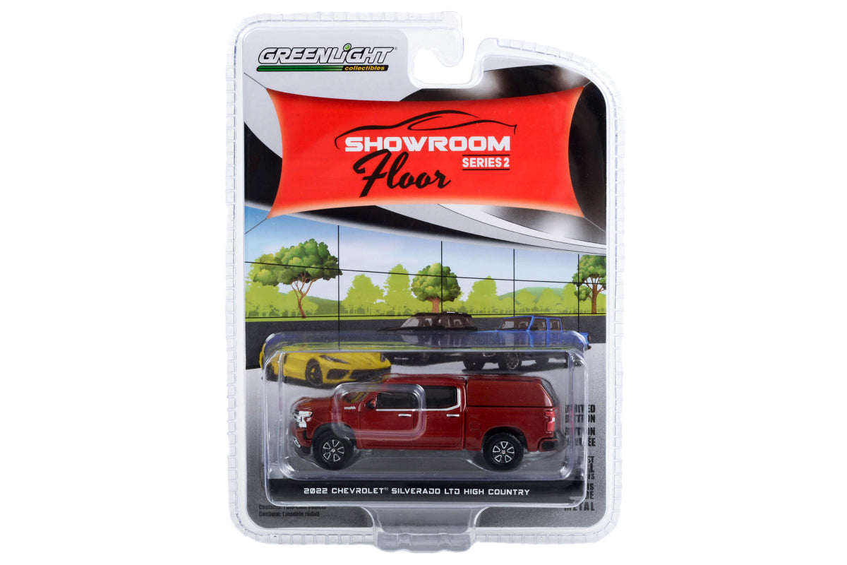 2022 Chevrolet Silverado LTD High Country with Camper Shell (Cherry Red Tintcoat)