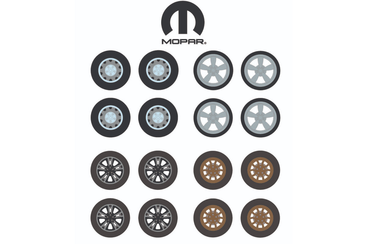 Greenlight MOPAR Wheel & Tyre Pack
