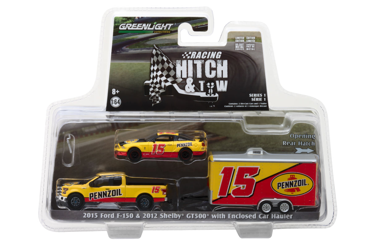 2015 Ford F-150 / 2012 Shelby GT500 Pennzoil / Enclosed Car Hauler