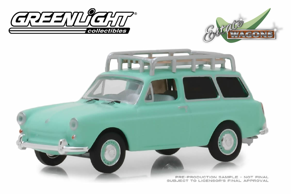 1965 Volkswagen Type 3 Squareback (Birch Green with Roof Rack)