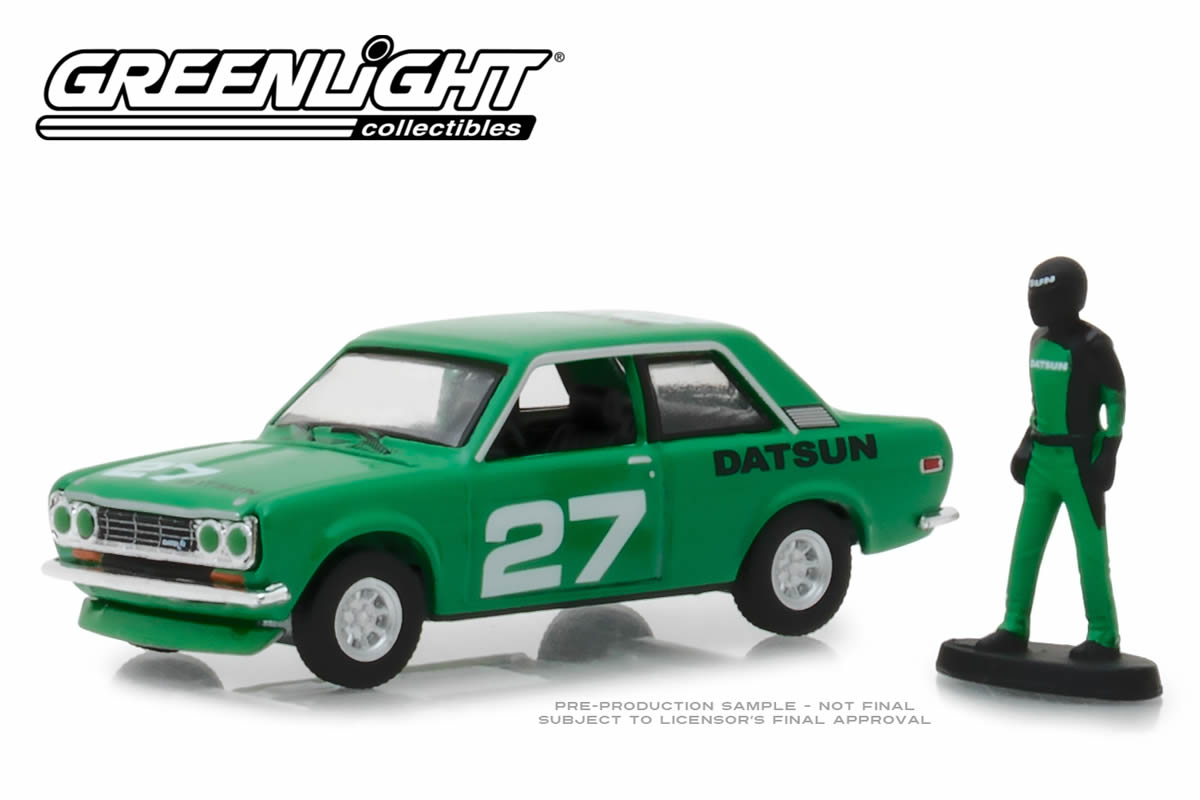 1970 Datsun 510 with Race Car Driver