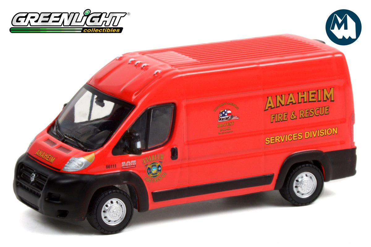 2018 Ram ProMaster 2500 Cargo High Roof - Anaheim, California Fire & Rescue Services Division