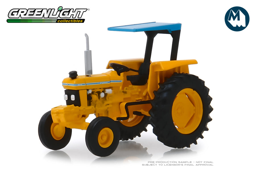 986 Ford 5610 Tractor - Yellow and Blue Ohio Department of Transportation (DOT)