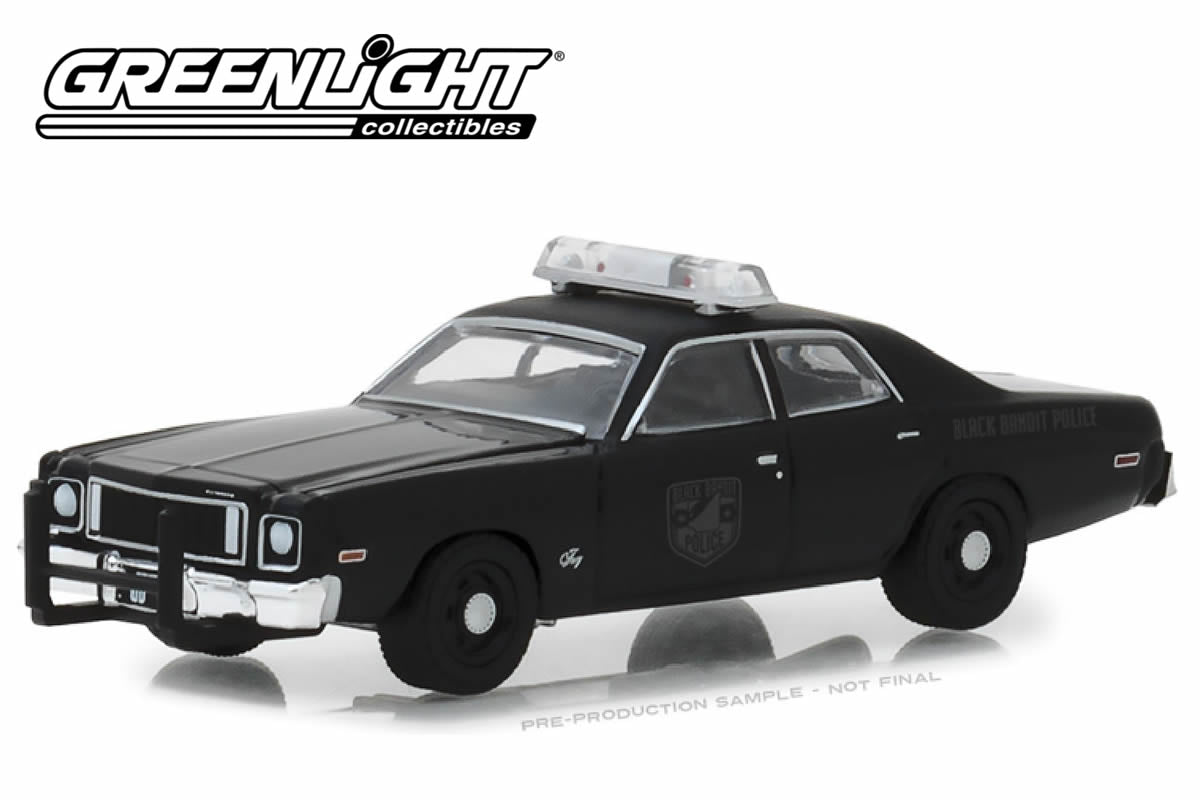1975 Plymouth Fury Black Bandit Police