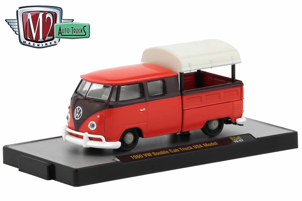 Modèle Réduit M2 Machines 1/64 Double Cab VW 1960 - Édition Auto Show USA