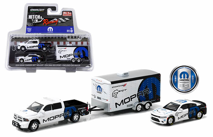 2016 Dodge Charger / 2014 Ram 1500 Sport / Enclosed Hauler