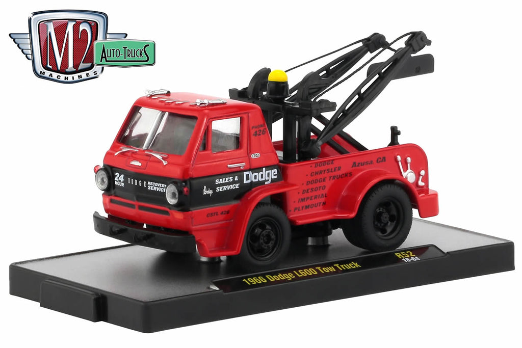 M2 Machines Auto Trucks 52 1966 Dodge L600 Tow Truck Modelmatic