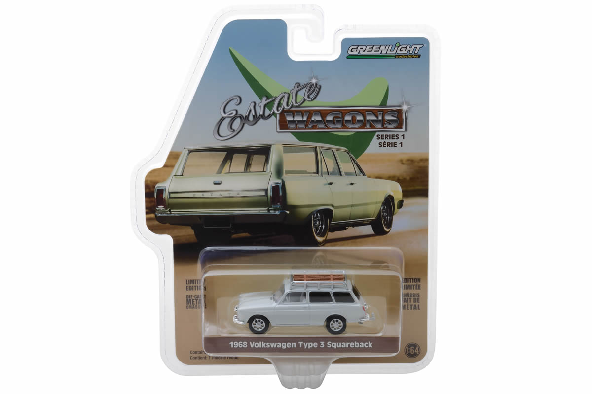 1968 Volkswagen Type 3 Squareback (Lotus White with Roof Rack)