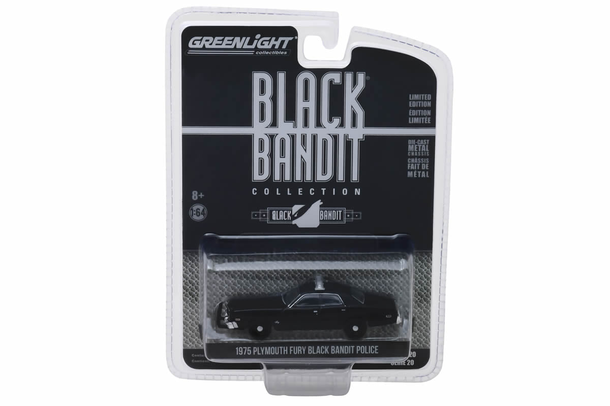 1975 Plymouth Fury Black Bandit Police