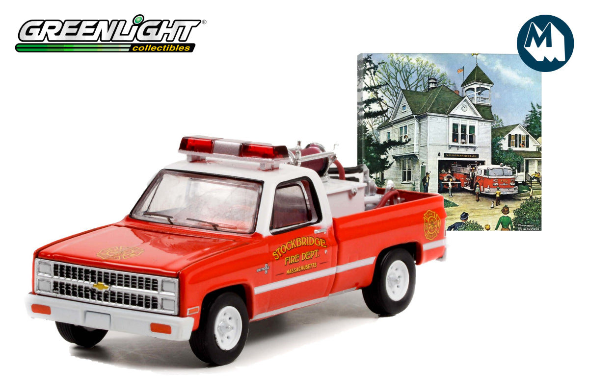 1981 Chevrolet K20 Scottsdale - Stockbridge Fire Department with Fire Equipment, Hose and Tank