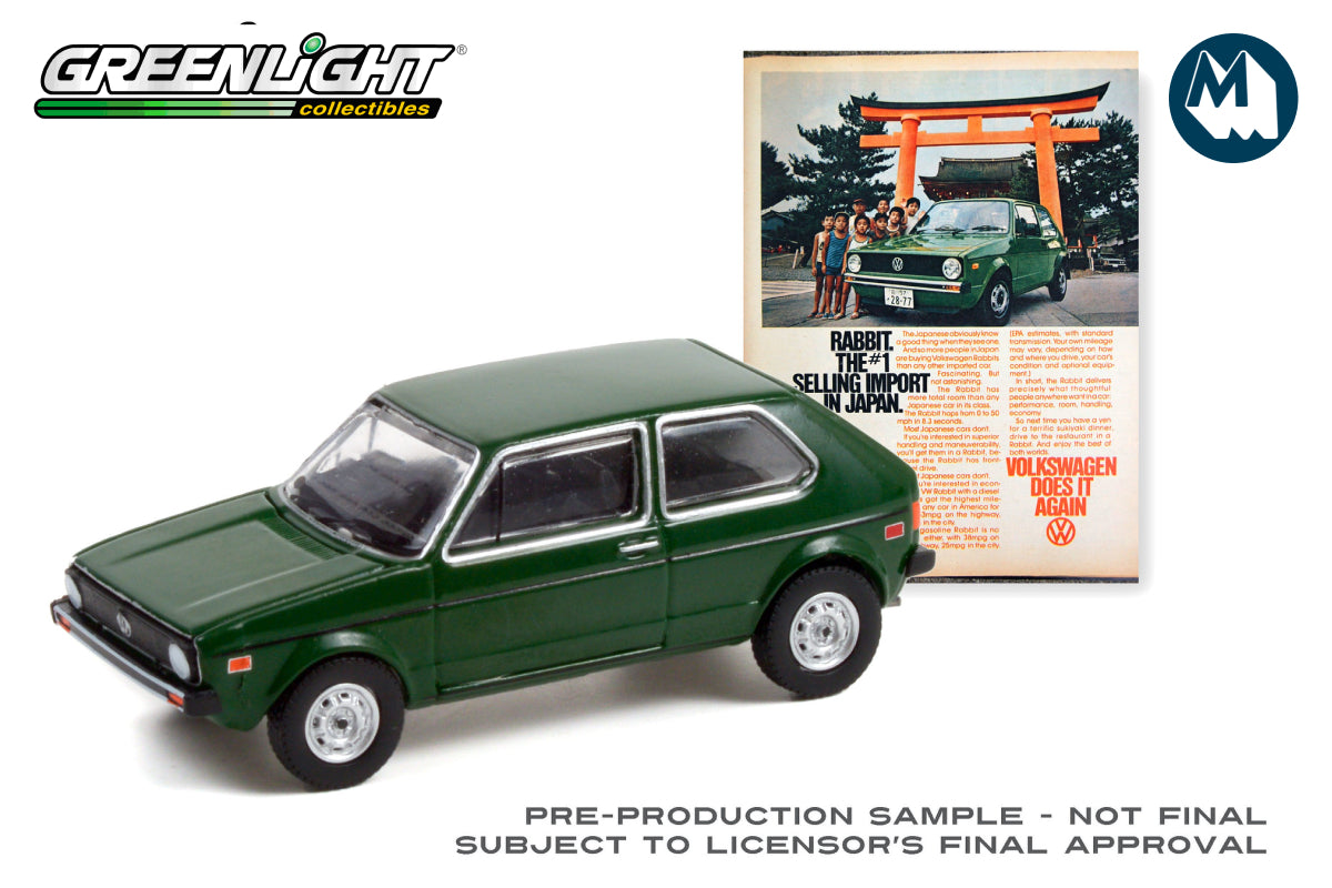 1977 Volkswagen Rabbit "Rabbit. The #1 Selling Import In Japan"