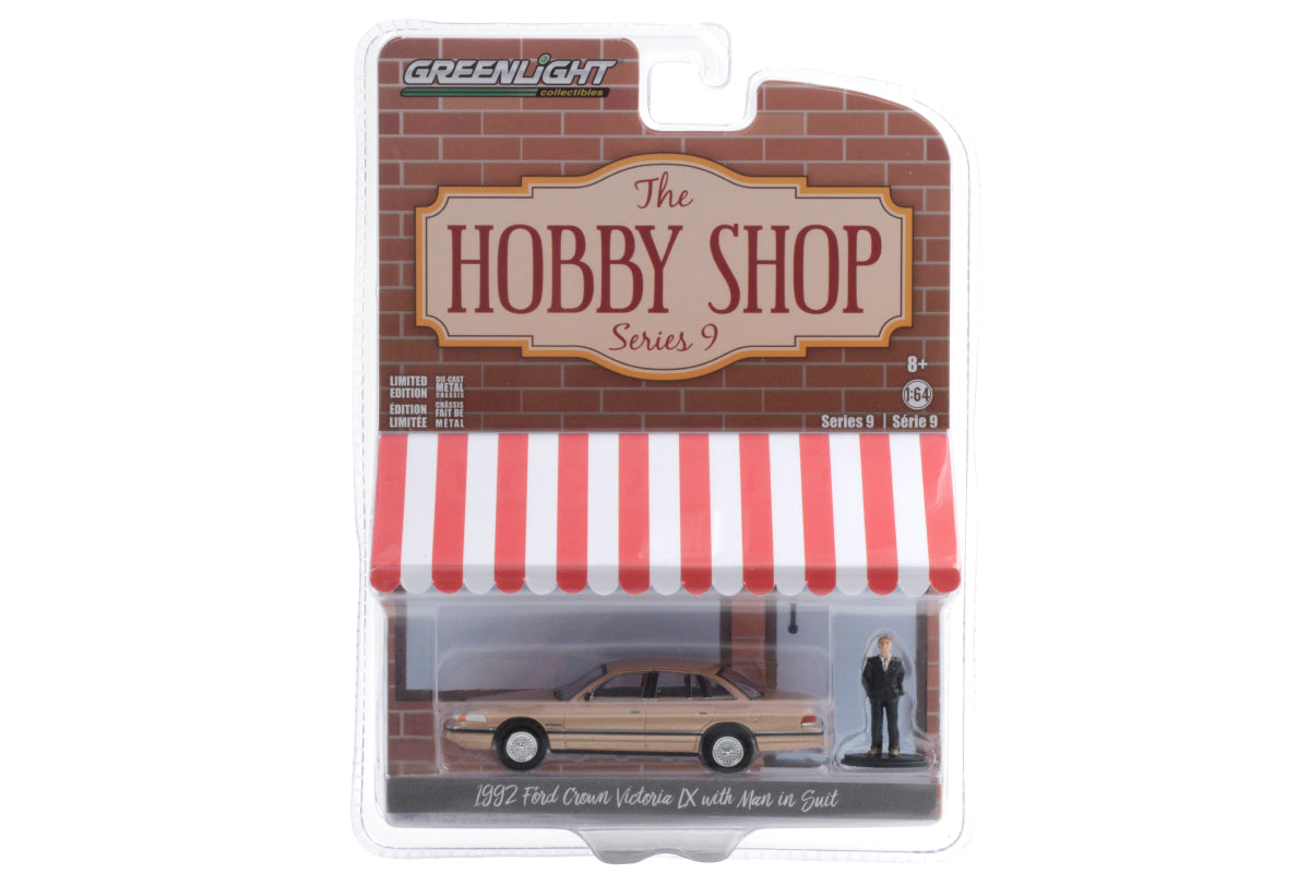 1992 Ford Crown Victoria LX with Man in Suit