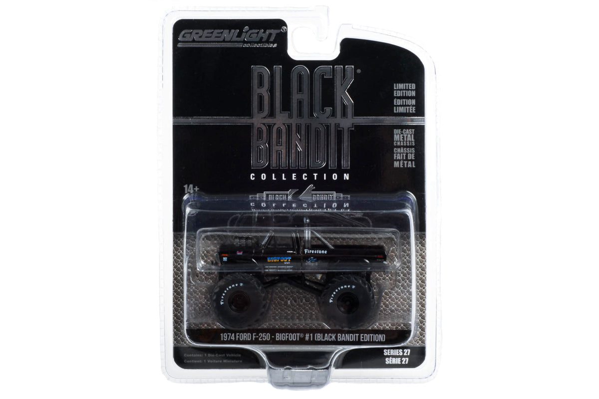 Bigfoot #1 - 1974 Ford F-250 Monster Truck with 66-Inch Tires - Black Bandit Edition