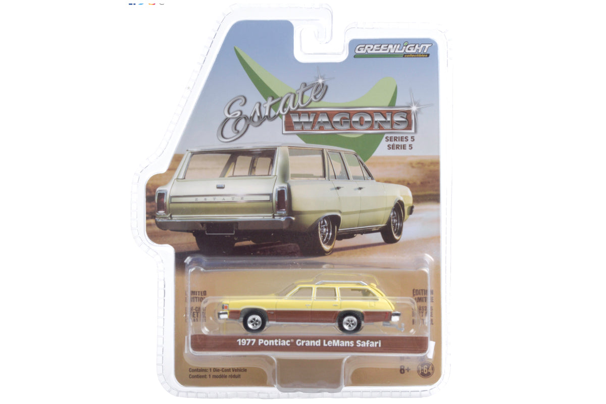 1977 Pontiac Grand LeMans Safari (Goldenrod Yellow with Woodgrain)