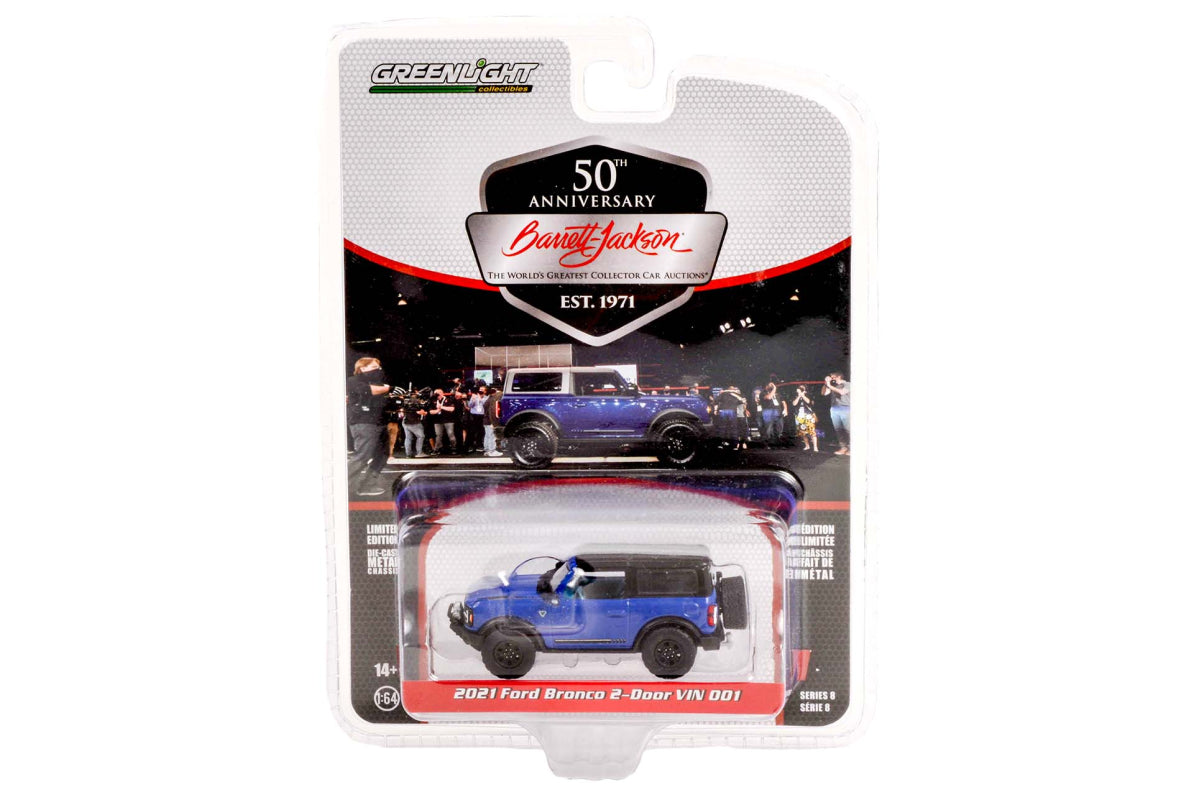 2021 Ford Bronco 2-Door VIN #001 - Lot #3008 - (Lightning Blue with Navy Pier Interior)