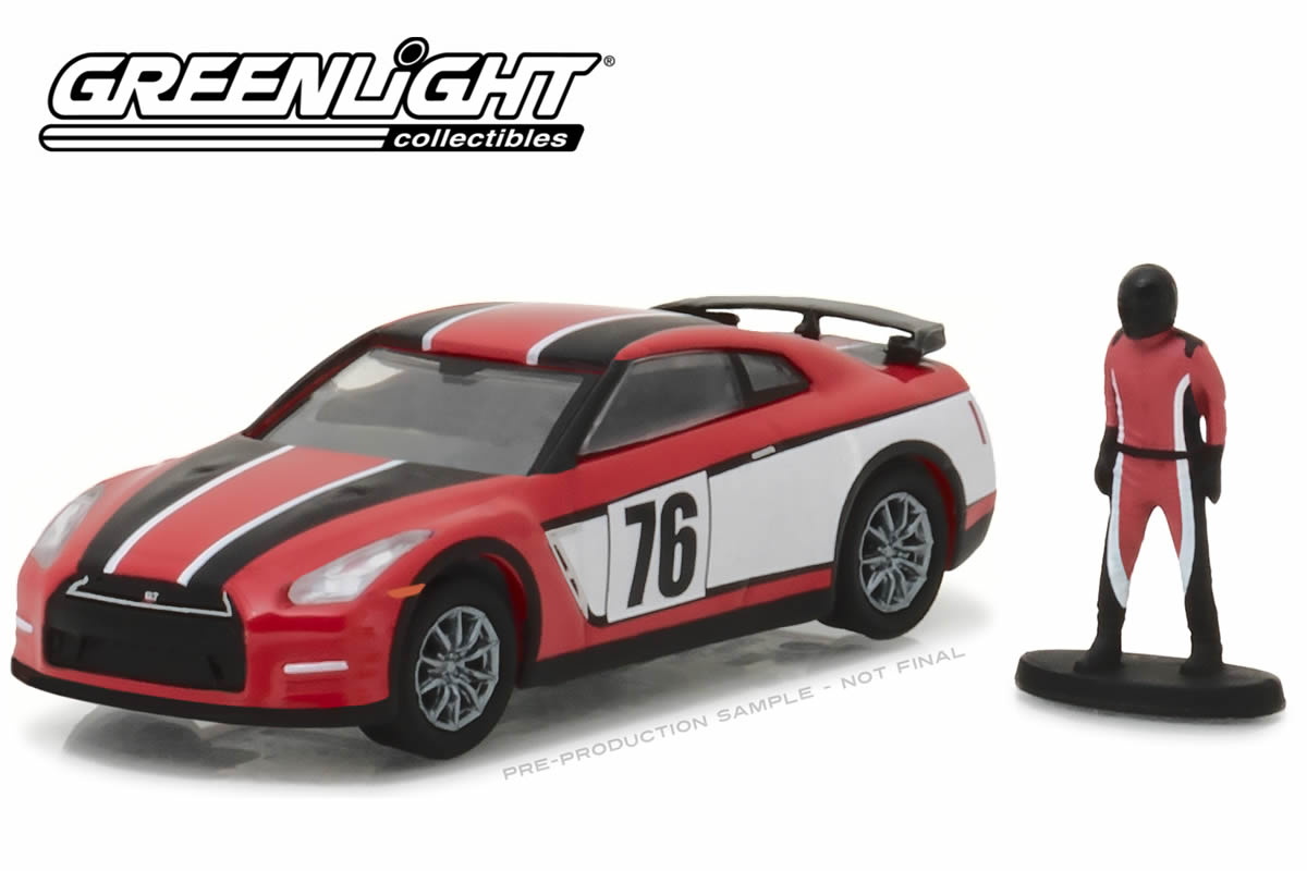 2015 Nissan GT-R with Race Car Driver