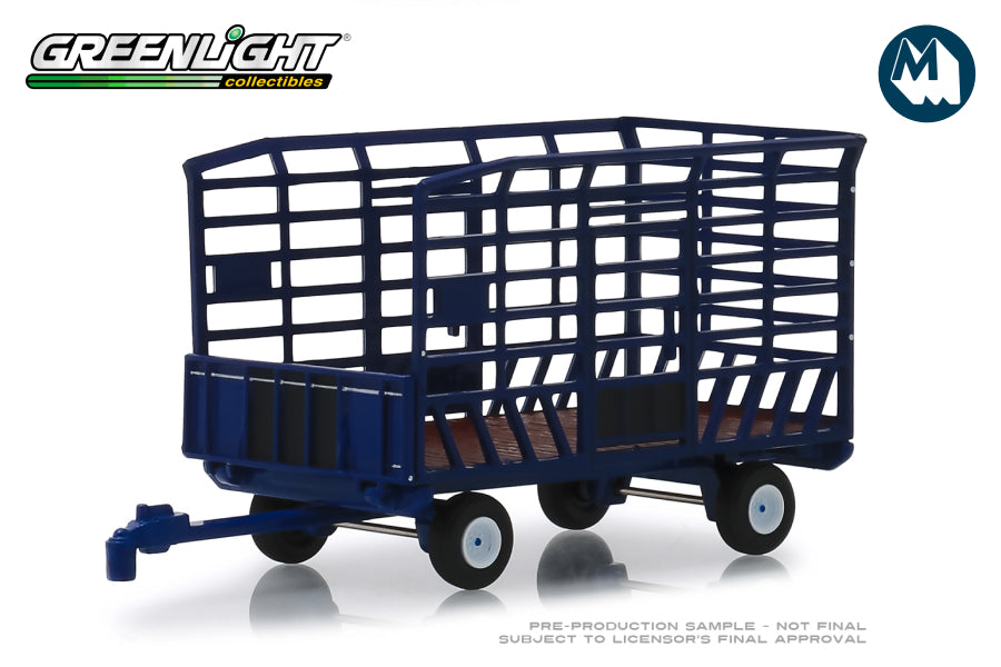 Bale Throw Wagon - Blue