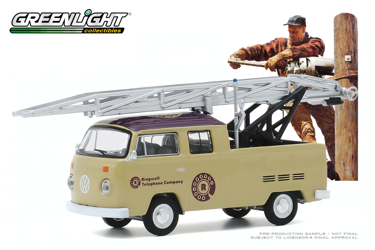 1972 Volkswagen Type 2 Double Cab Pickup Ladder Truck