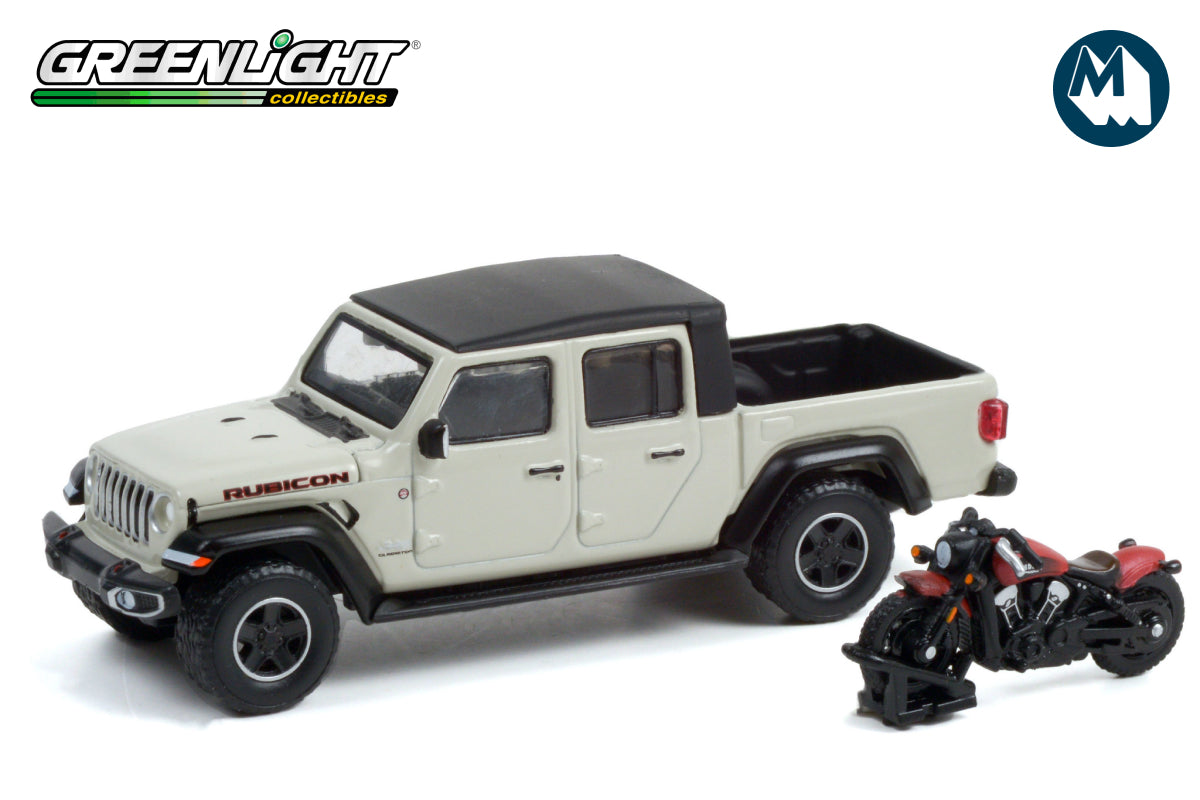 2020 Jeep Gladiator Rubicon with 2020 Indian Scout