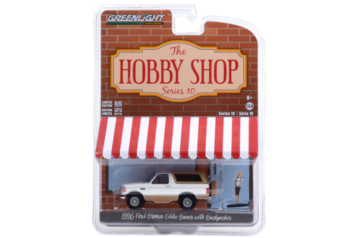 1996 Ford Bronco Eddie Bauer with Backpacker - Oxford White and Light Saddle