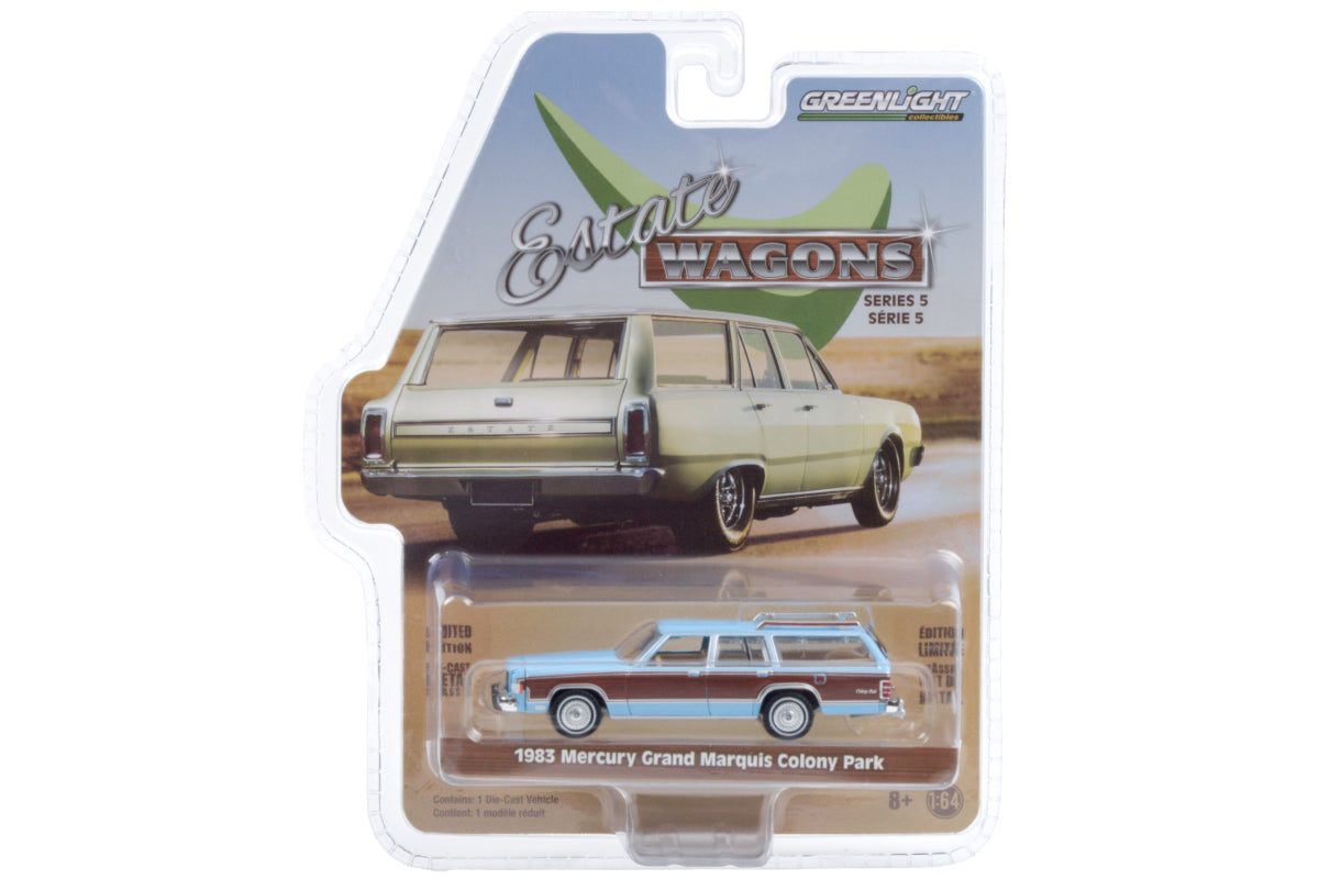 1983 Mercury Grand Marquis Colony Park (Light Cadet Blue Iridescent with Woodgrain)