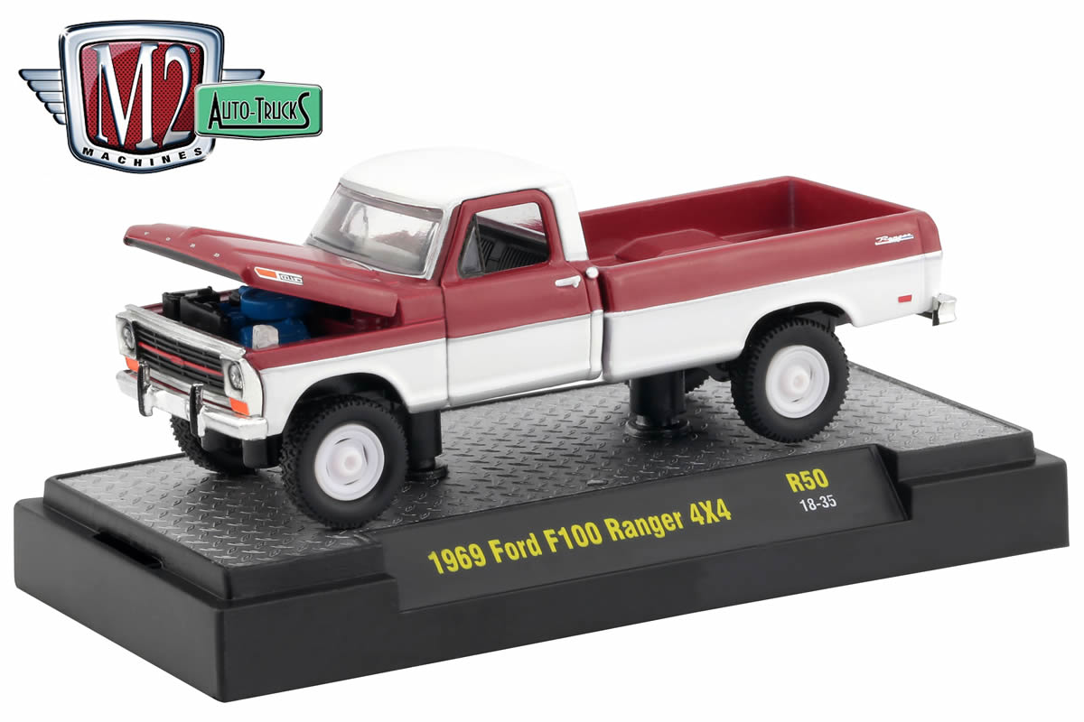 M2 Machines / Auto-Trucks 50 / 1969 Ford F-100 Ranger 4x4 – Modelmatic
