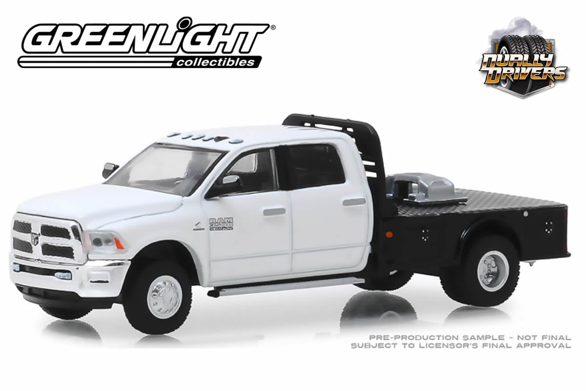 2018 Ram 3500 Dually Flatbed (White)