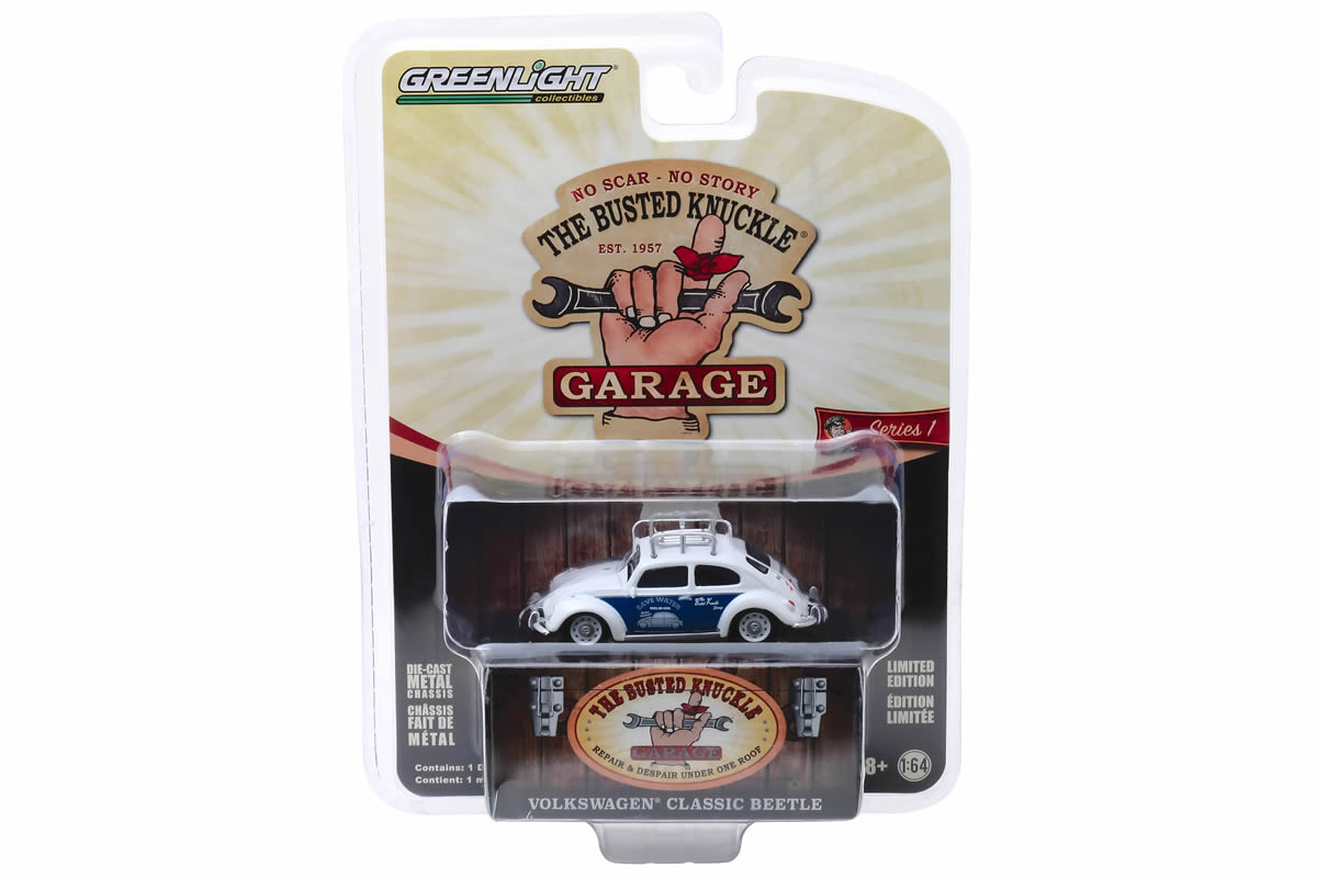 Classic Volkswagen Beetle with Roof Rack “Flat Four Specialists”