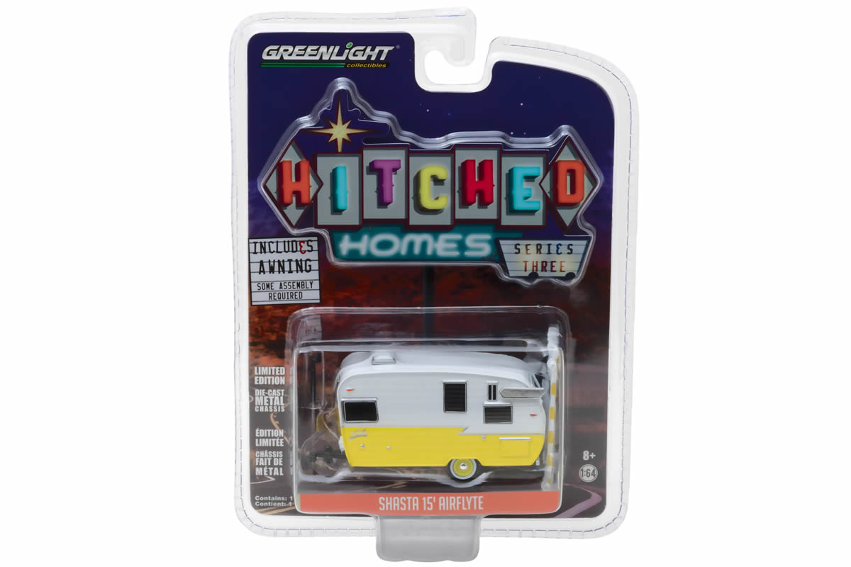 Shasta Airflyte (White & Yellow with Awning)