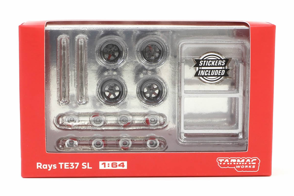 Tarmac Works - 1/64 RAYS TE37 SL Pressed Graphite