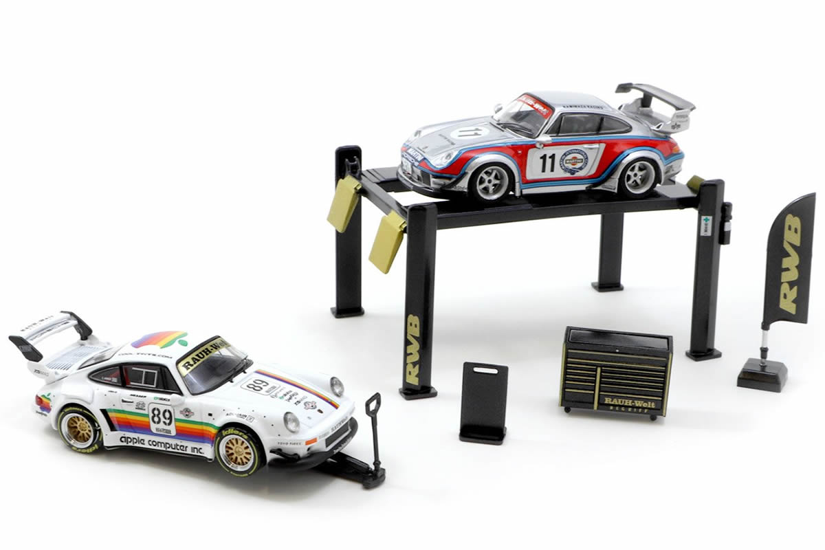 Tarmac Works - 1/64 Garage Tools Set (RWB)