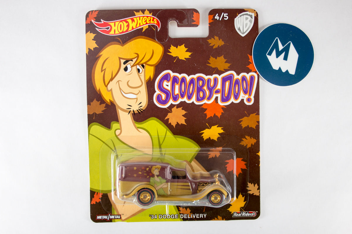 Hot Wheels Pop Culture 2017 Mix 6 Scooby Doo / '34 Dodge Delivery - Shaggy