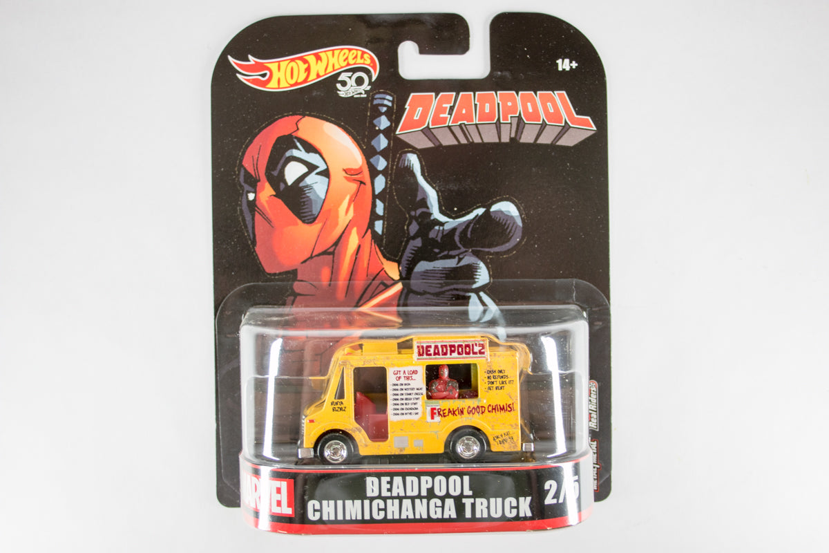 Hot Wheels Retro Entertainment 2018 Mix 2 / Marvel - Deadpool Chimichanga Truck
