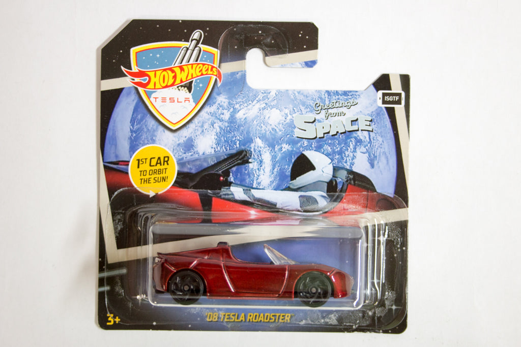 Tesla roadster hot wheels sales space