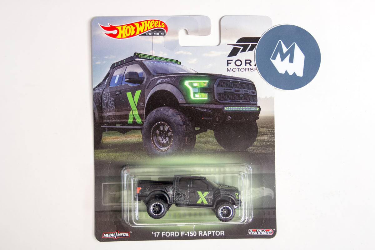 Hot Wheels Retro Entertainment 2019 Mix 4 / '17 Ford F-150 Raptor - Forza Motorsport