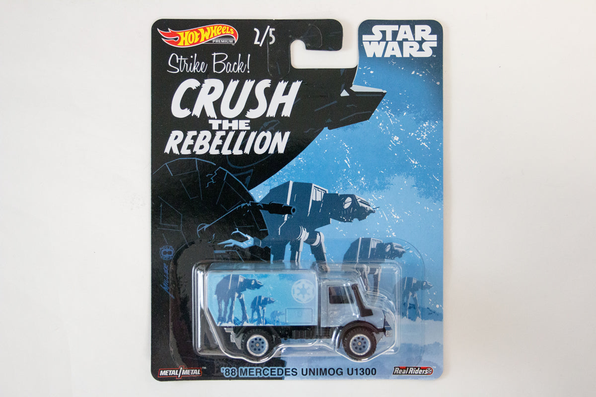 Hot Wheels Pop Culture 2019 Mix 4 Star Wars / '88 Mercedes Unimog U 1300 - AT-ATs