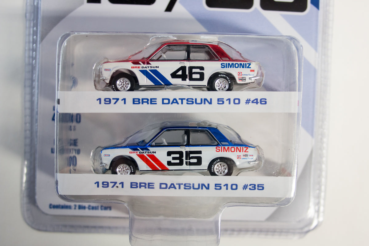 1971 BRE Datsun 510 #35 & #46 (Chrome Edition)