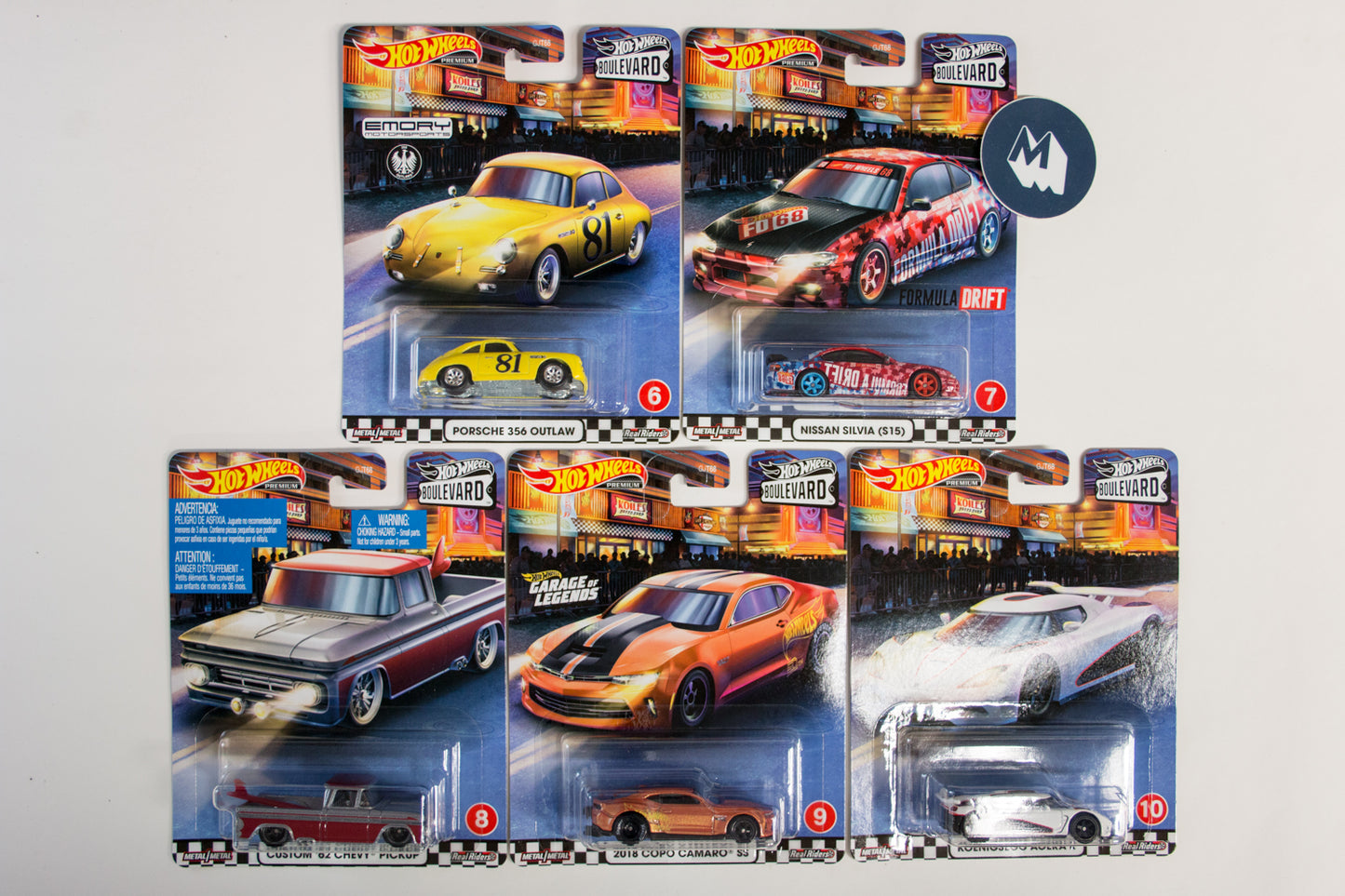 Hot Wheels Boulevard 2020 / #006/7/8/9/10 - Boulevard 2020 Mix B