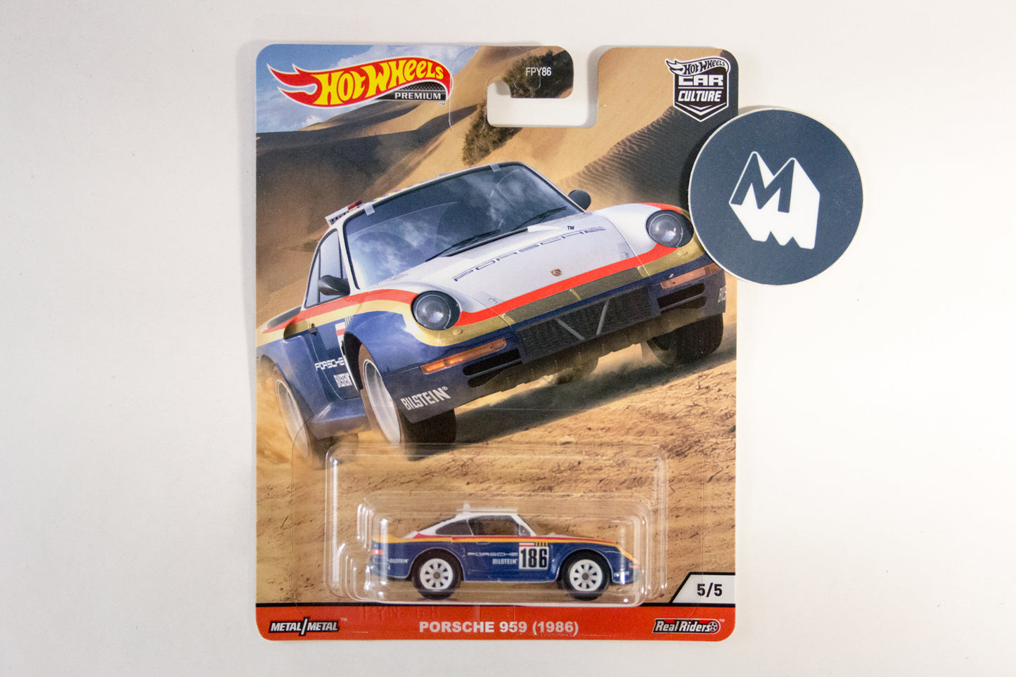 Hot Wheels Car Culture 2020 Mix 3 Wild Terrain / #5 - Porsche 959 (1986)