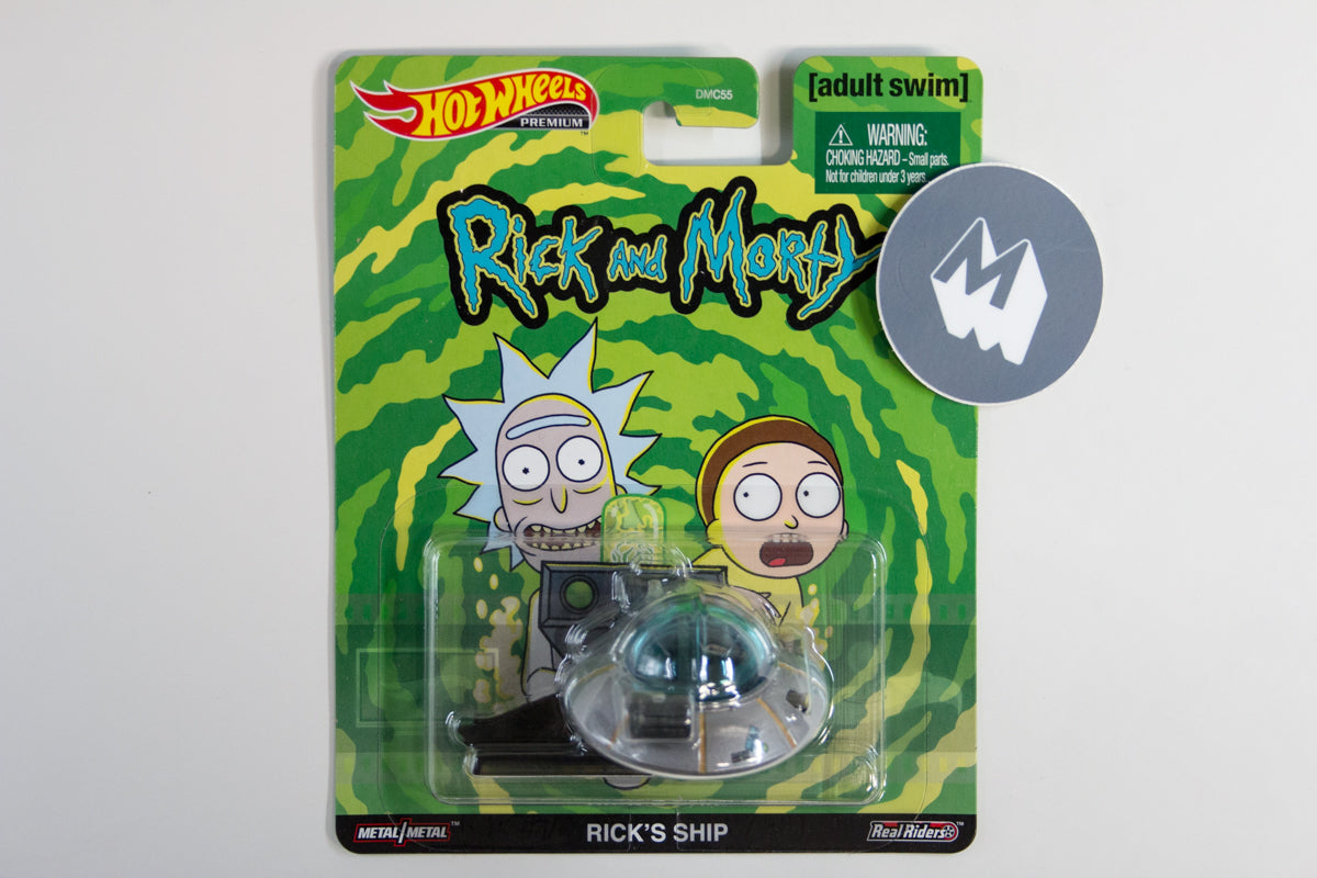Hot Wheels Retro Entertainment 2020 Mix 3 / Rick's Ship - Rick and Morty