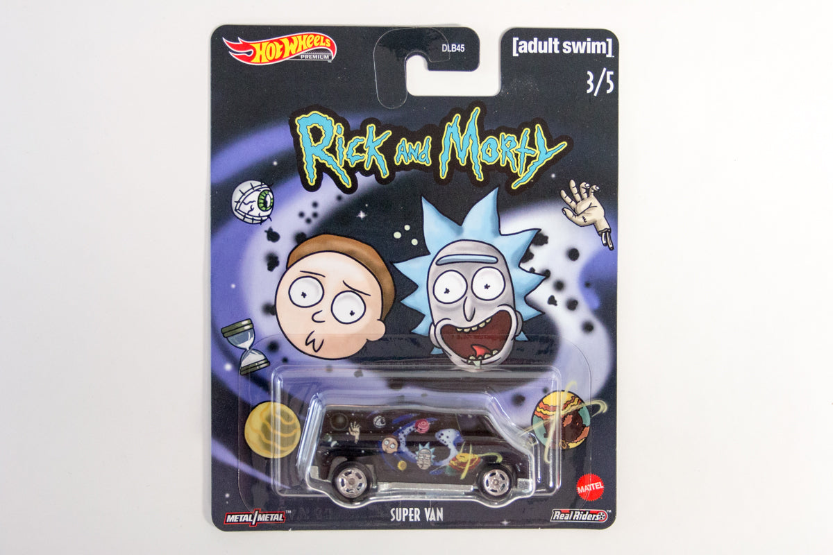 Hot Wheels Pop Culture 2020 Mix 3 Rick & Morty / Super Van - Rick and Morty
