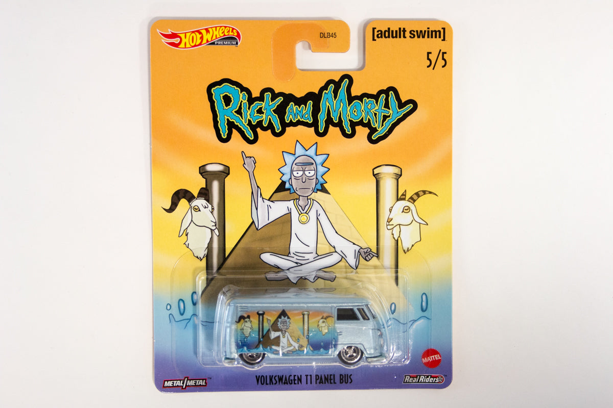 Hot Wheels Pop Culture 2020 Mix 3 Rick & Morty / Volkswagen T1 Panel Bus - Rick and Morty