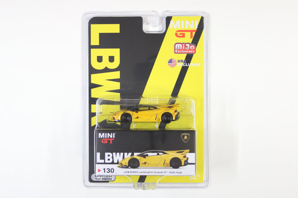 #130 - LB★WORKS Lamborghini Huracán GT - Giallo Auge (LHD / US Exclusive)