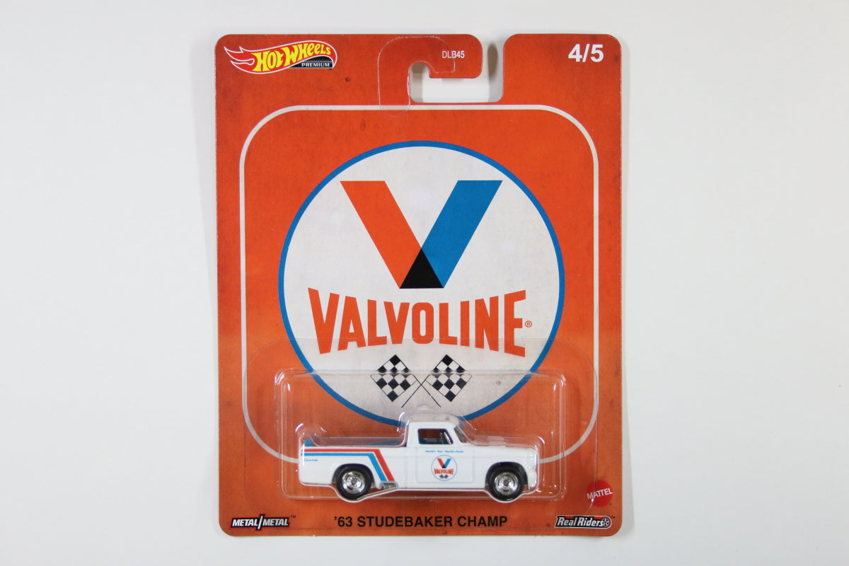Hot Wheels Pop Culture 2020 Mix 4 Vintage Oil / '63 Studebaker Champ - Valvoline