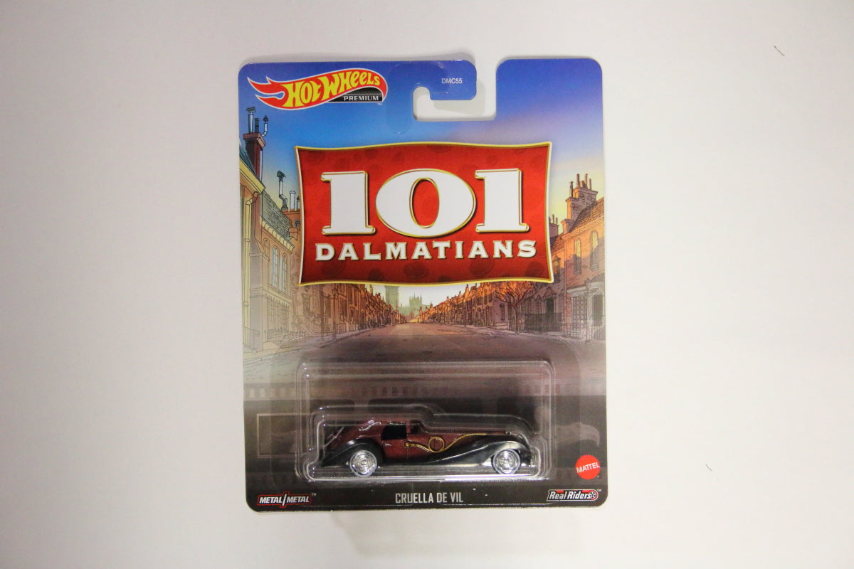Hot Wheels Retro Entertainment 2021 Mix 1 / Cruella de Vil - 101 Dalmatians