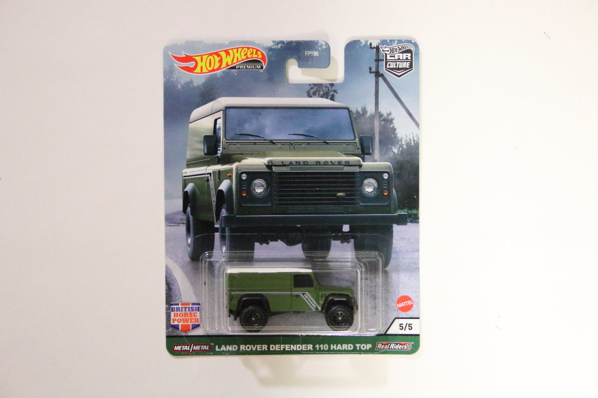 Hot Wheels Car Culture 2021 Mix 1 British Horsepower / #5 - Land Rover Defender 110 Hard Top