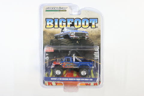 Bigfoot #1 The Original Monster Truck / 1974 Ford F-250 (Blue & Red Edition)