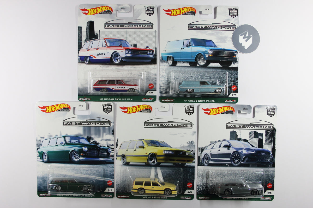 Hot Wheels Car Culture 2021 Mix 2 Fast Wagons / Full sets & cases