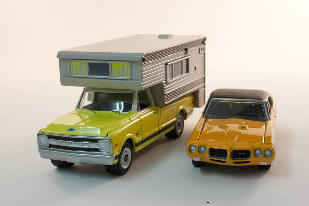 1970 Chevrolet C-10 with Large Camper